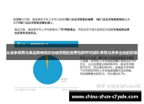 从竞争格局与备战策略看欧协联赛程的重要性解析对球队表现与赛季走向的影响